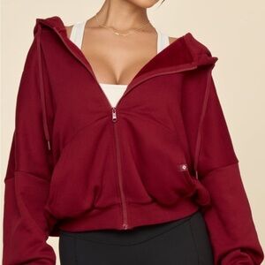 Pop flex cloud zip up jacket